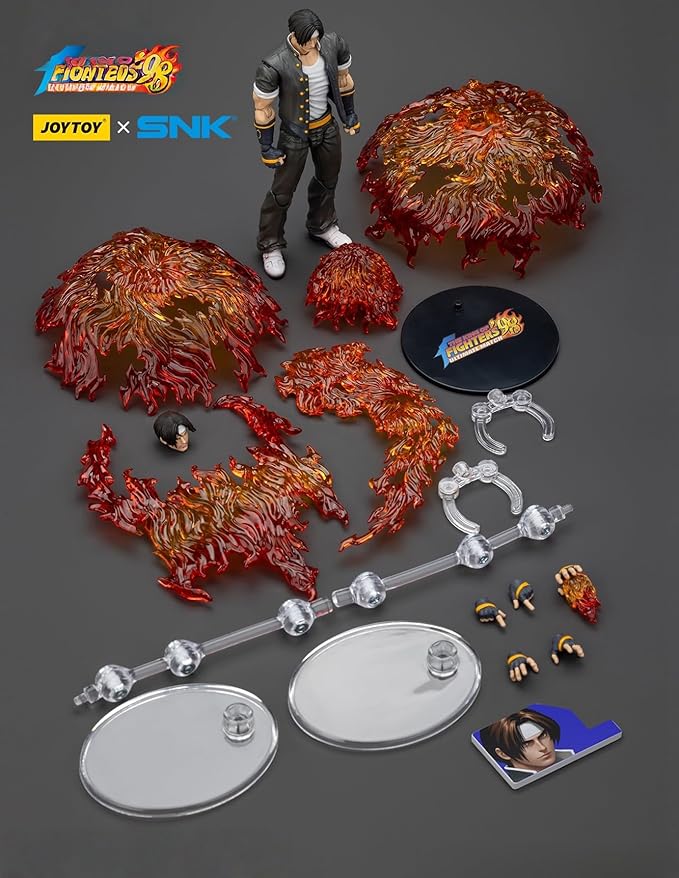 JOYTOY SNK 1/18 Action Figure KOF 98UM Hero Team Kyo Kusanagi Collection Model Birthday Gift JT01420