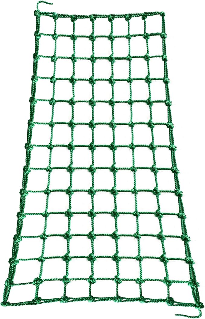 Outdoor & Indoor Premium Climbing Net - 8 Sizes Polyester Fiber. Easy Install with Extras. Handcrafted & Practical. Ideal Gift. (3ft x 6ft)