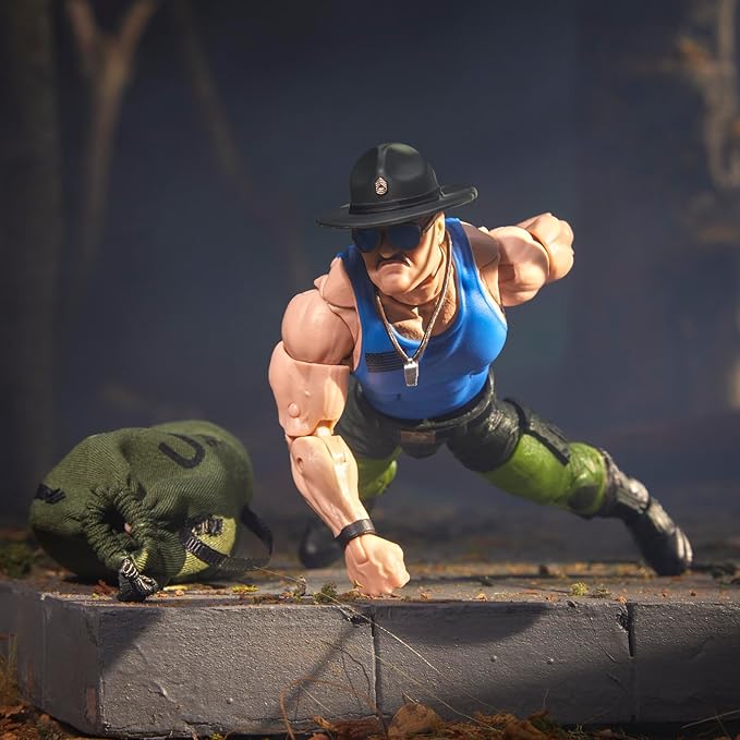 G.I. Joe Classified Series #129, Mad Marauders SGT Slaughter, Collectible 6 Inch Action Figure with 18 Accessories