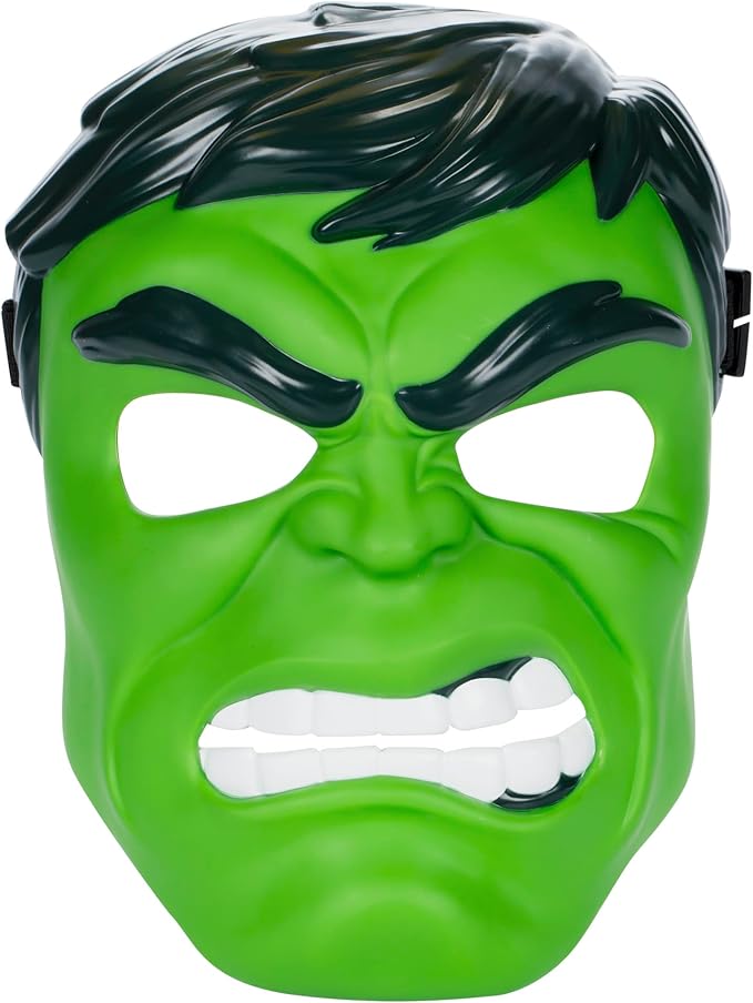 Marvel Avengers Hero Mask Multipack, Iron Man & Hulk Mask 2-Pack, Super Hero Roleplay Toys for Kids Ages 5 and Up (Amazon Exclusive)