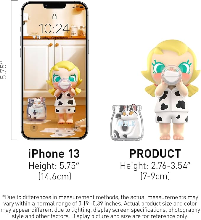 POP MART Baby Molly & Baby Tabby Series Figures Blind Box Figures, Random Design Action Figures Collectible Toys Home Decorations, Holiday Birthday Gifts for Girls and Boys, Single Box
