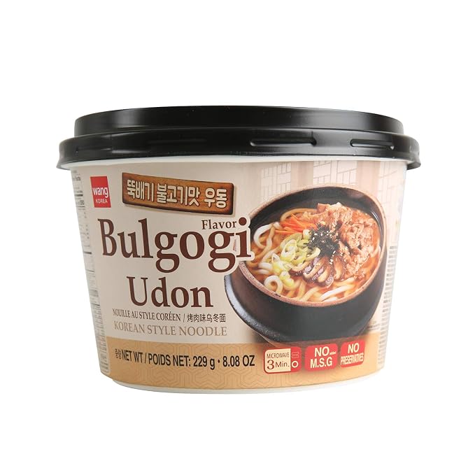Wang Korean Snack On The Go - Wasabi Seaweed Snack, Bulgogi Udon