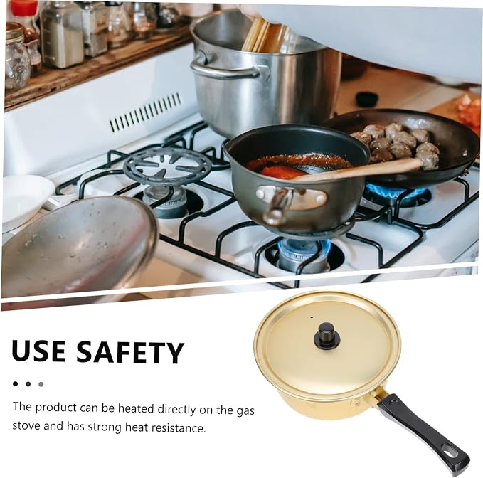 Aluminum Stockpot Korean Ramen Pot Instant Noodle Pot Non-stick for Cooking Pasta