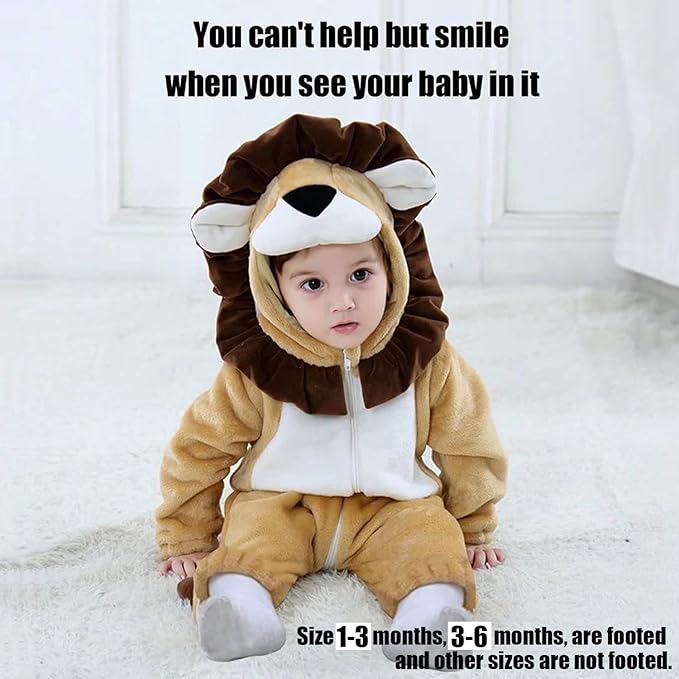 Baby Animal Costumes Unisex Toddler Outfit Halloween Dress Up Romper