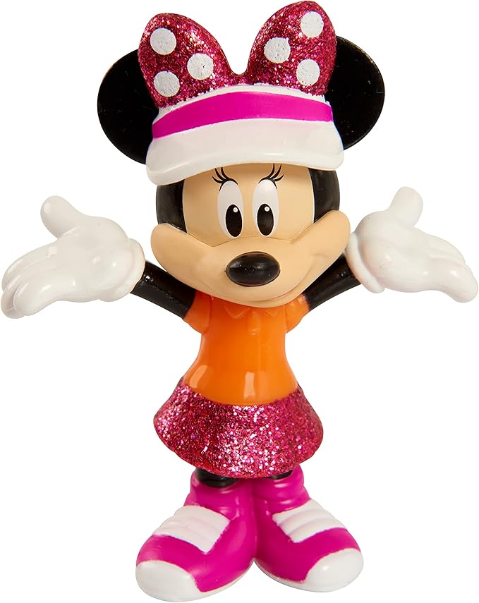 Disney Junior Minnie Mouse 3-inch Collectible Figure Set, 5 Piece Set, Kids Toys for Ages 3 Up by Just Play