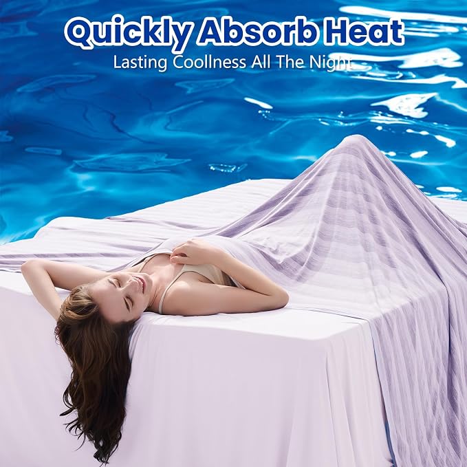 Cooling Blanket King, 90"x108" Cooling Throw Bed Blankets for Hot Sleepers and Night Sweats, Arc-Chill Q-max>0.4 Light Weighted, Cold Breathable Summer Cool Blankets for Hot Weather