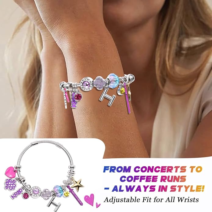AICase for Kpop Bracelets Merch Gifts Toys Stuff Inspired Bracelets Friendship K_Pop Outfit Cosplay Costume Merchandise Jewelry Gifts for Fans Women Birthday Christmas Stocking