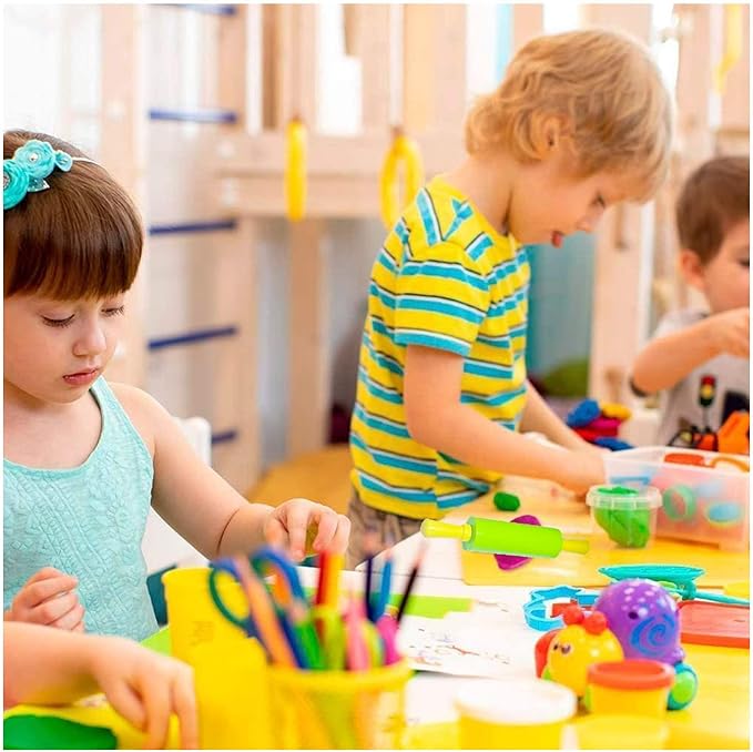 AOIRFUQ Clay and Dough Tools Six Piece Set - Ages 3 & Up