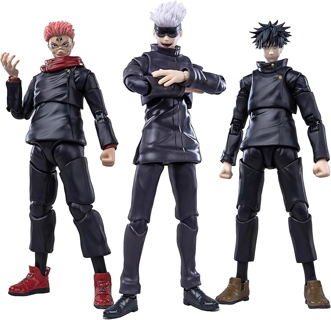 Itadori Yuji Action Figure, 18cm Anime JJK Figure Model Statue Movable Figure, Changeable Face Handmade Collectible Desktop Decoration Gifts for Fans