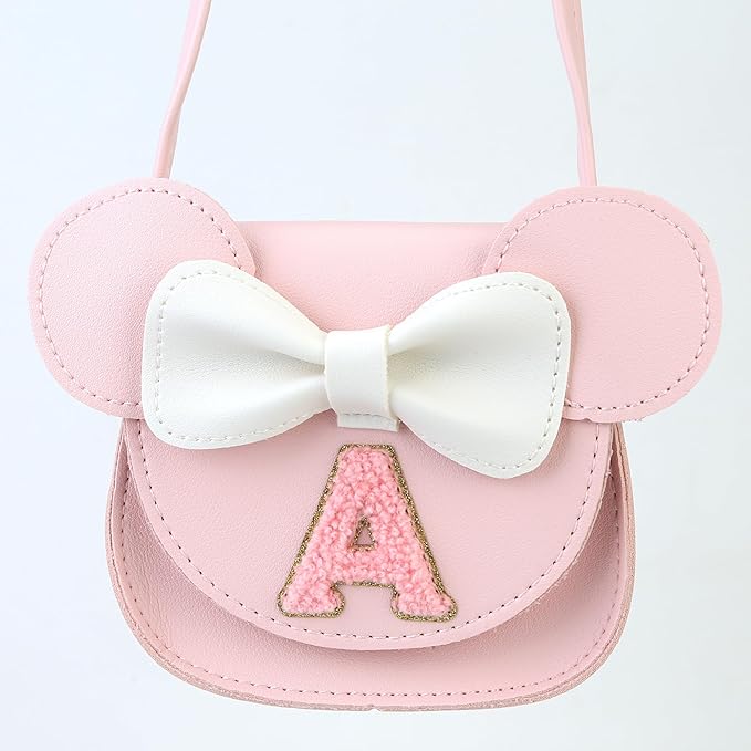 Toddler Purse Girl Gifts,Birthday Gifts for Girls 3-7 Toys for Ages 2-5 Lovable Mouse Ears Kid wallet Shoulder Handbag