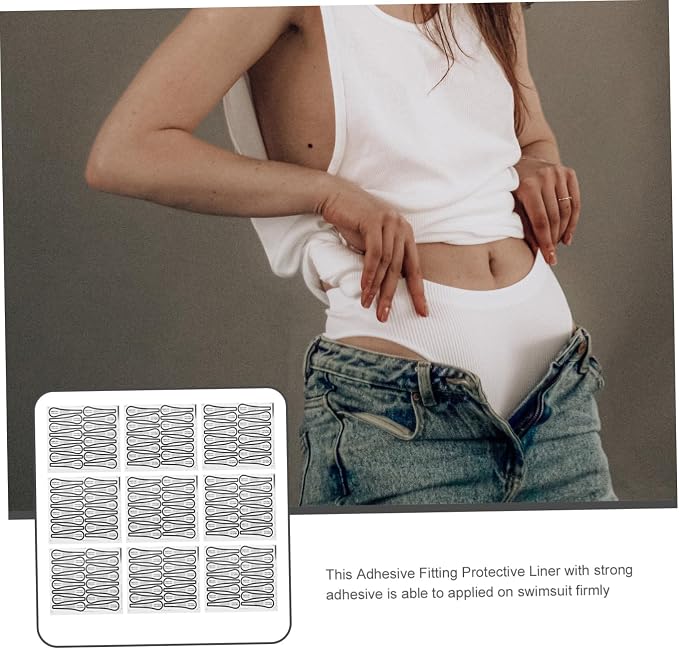 100pcs Protective Lingerie Panty Liner Adhesive Sticker for Swimwear Adhesive Thong