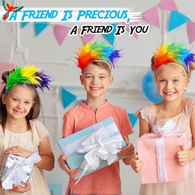 Bird-Costume-Parrot-Wings for Kids with Bird Headbands, Boys Girls Eagle Dress-up Cape Halloween Party Favors Gifts