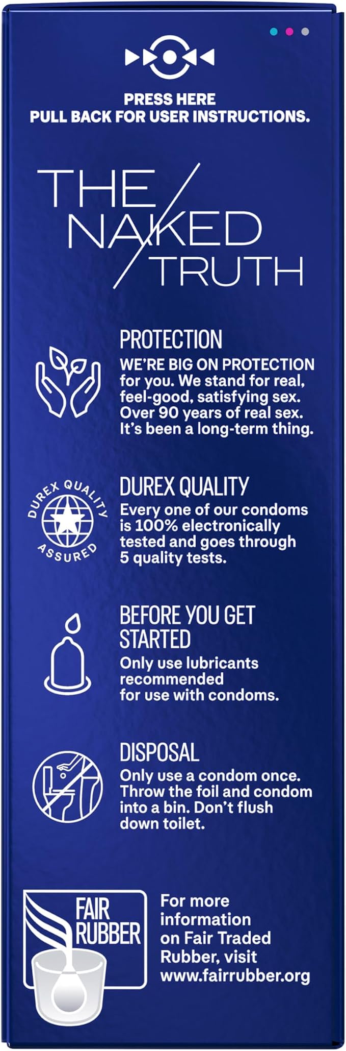 Durex Performax Intense Condoms with Delay Lubricant, Ribbed & Dotted Latex Condoms for Men, 24 Count
