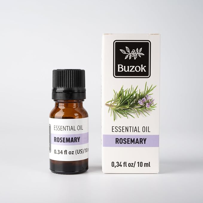 Rosemary Essential Oil – Herbal & Woody Aroma Oil for Diffusers, Aromatherapy & Home Fragrance – Fresh Camphoraceous Scent – 0.34 fl oz (10 ml)