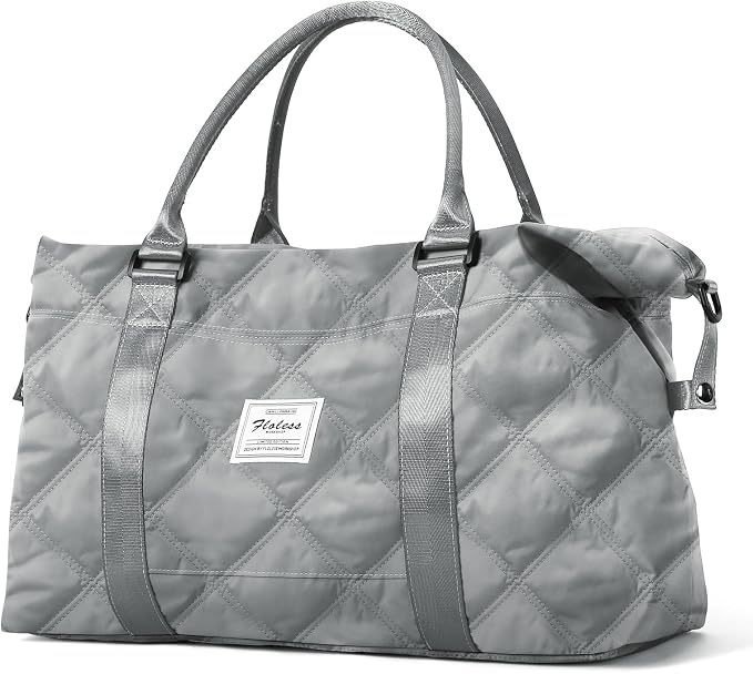 Travel Duffel Bag, Carry On Overnight Weekender Bags for Women | Travel Bag with Wet Pocket & Trolley Sleeve, For Spirit Airlines 18x14x8 Personal Item Bag