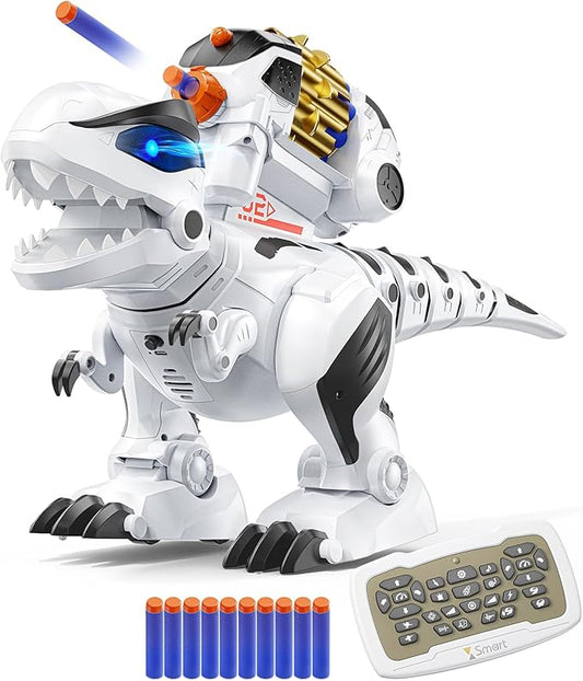 Ruko 8809 Remote Control Robot Dinosaur Toys for Kids, Large Rechargeable Jurassic Toys, STEM Programmable Interactive with Sound Effects, Birthday Gifts for Boys & Girls Age 3 4 5 6 7 8