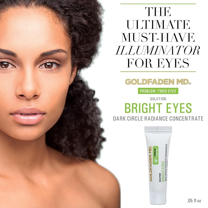 Bright Eyes Dark Circle Concentrate Brightening Eye Cream w/ Soy Peptide, Rice Bran Extract & Arnica | May Reduce Under Eye Darkness, Puffiness & Fine Lines More Youthful Glow TRIAL 0.14 Fl Oz