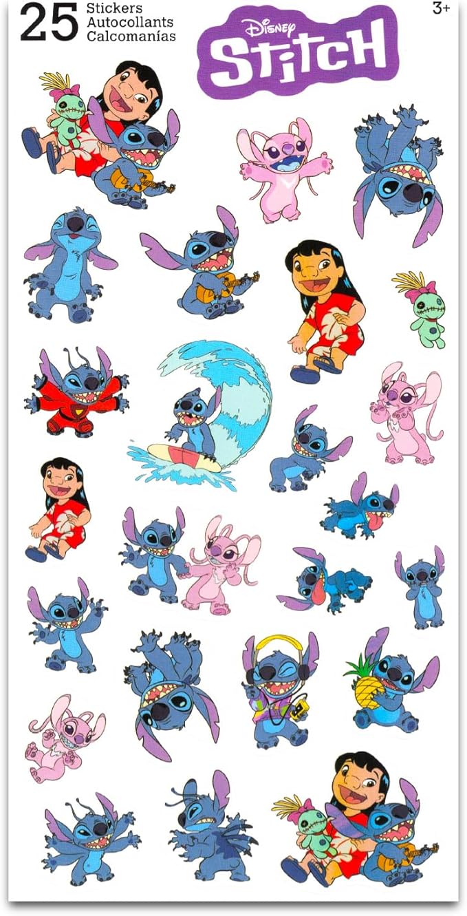 Disney Lilo and Stitch Fleece Blanket Set - Bundle with Silk Touch Stitch Throw Blanket Plus Stickers, More | Stitch Blanket for Girls (Size 40" x 50")