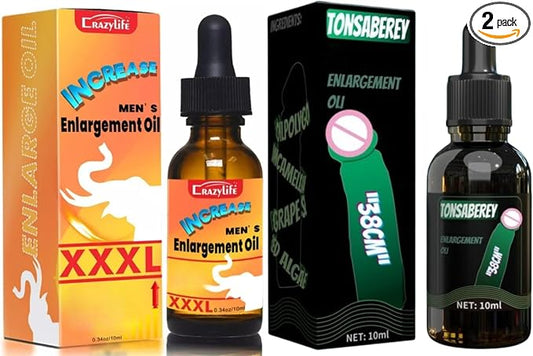 2pcs XXXL Man Extra Power Strength Massage Essential Oil 0.68 FL OZ (F395-F203)