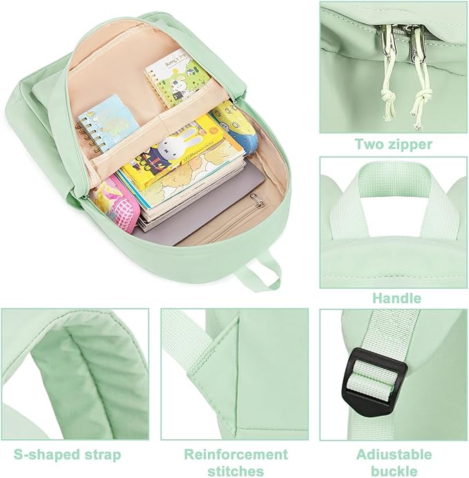LOIDOU Backpack for Girls School Backpacks Bookbags for Elementary Middle School Women Laptop Backpacks