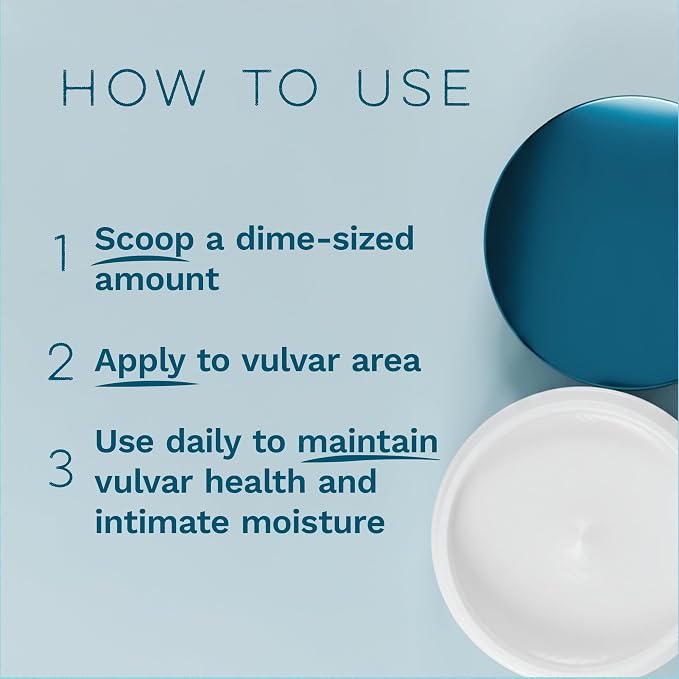 Vulva Balm, Intimate Moisturizer, Non-Greasy, Fragrance-Free, 1.7oz | No hormones, sodium hyaluronate, peptide & dragonfruit extract, Activated Oil Complex, gynecologist developed, sensitive skin