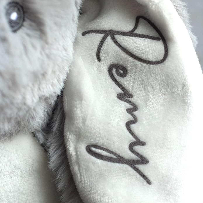 Custom Plush Bunny Keepsake Toy Hold Me Close Worry Hug Rabbit Personalized Stuffed Animal Doll Baby Shower Birthday Gift