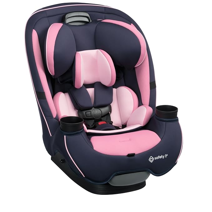 Safety 1st Grow and Go All-in-One Convertible Car Seat, Rear Facing, 5-40 lbs, Forward Facing (30–65 lbs), High Back Booster Seat 40-100 pounds, Vineyard Girl