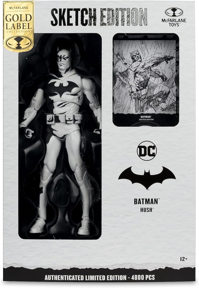 McFarlane Toys - DC - Batman Hush Sketch Gold Label Figure - EE Exclusive