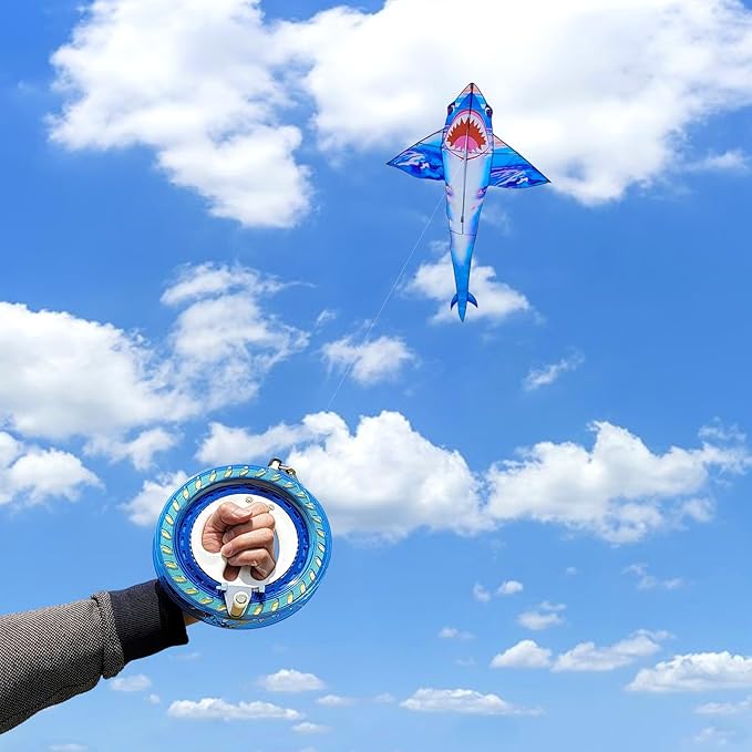 Kites for Kids and Adults, Easy to Fly for Beach, Single Line Kite Set for Beginners