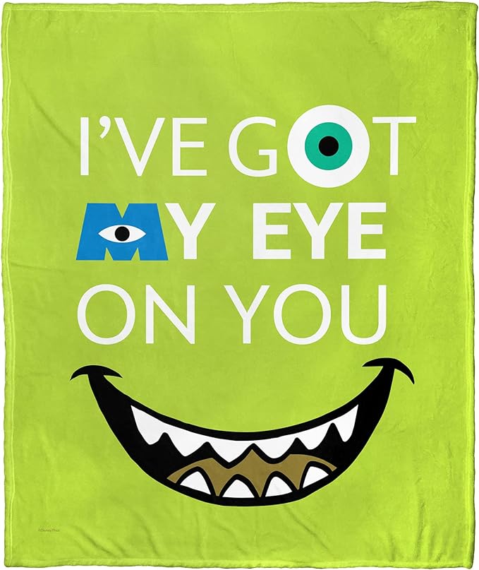 NORTHWEST Disney 100 Silk Touch Throw Blanket, 50" x 60", Got My Eye On You