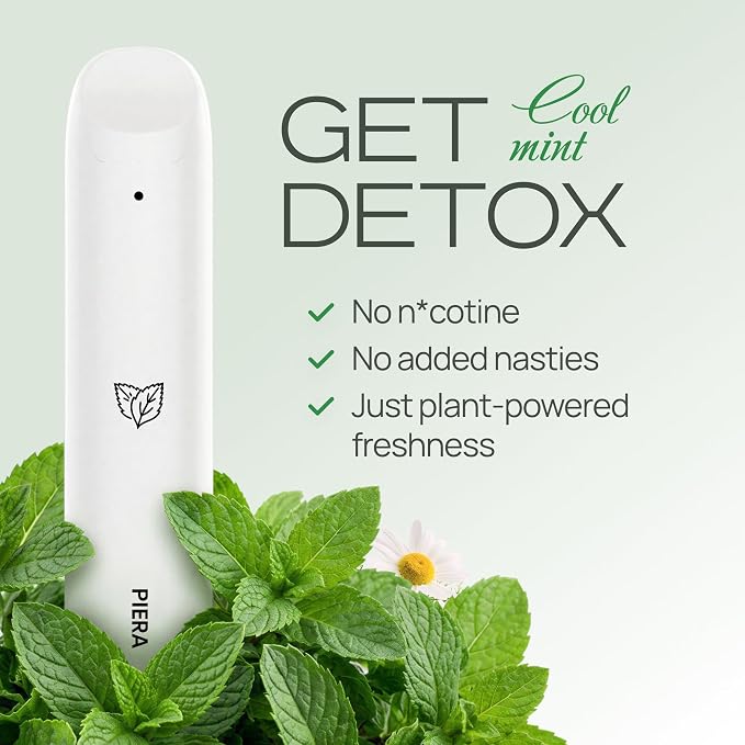 PIERA Botanical Aroma Diffuser Set, Plant-Based Botanical Scent, Non-Electronic Personal Fragrance Accessory, Detox, Sleep & Energy, 3 Sticks, 1 Pack (2, Detox)