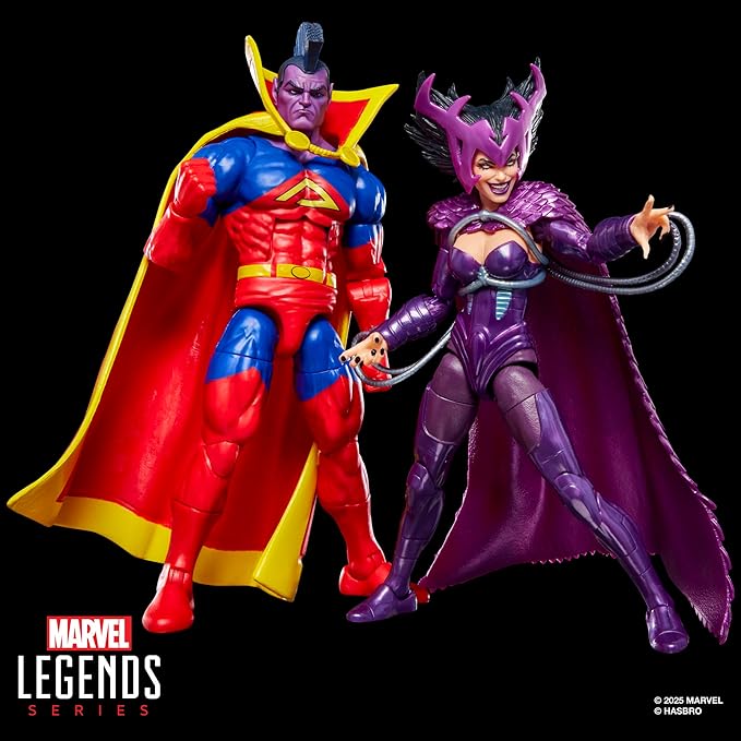 Marvel Legends Series X-Men Deathbird & Marvel’s Gladiator Two-Pack, 2 Comics-Inspired Collectible 6-Inch Scale Action Figures