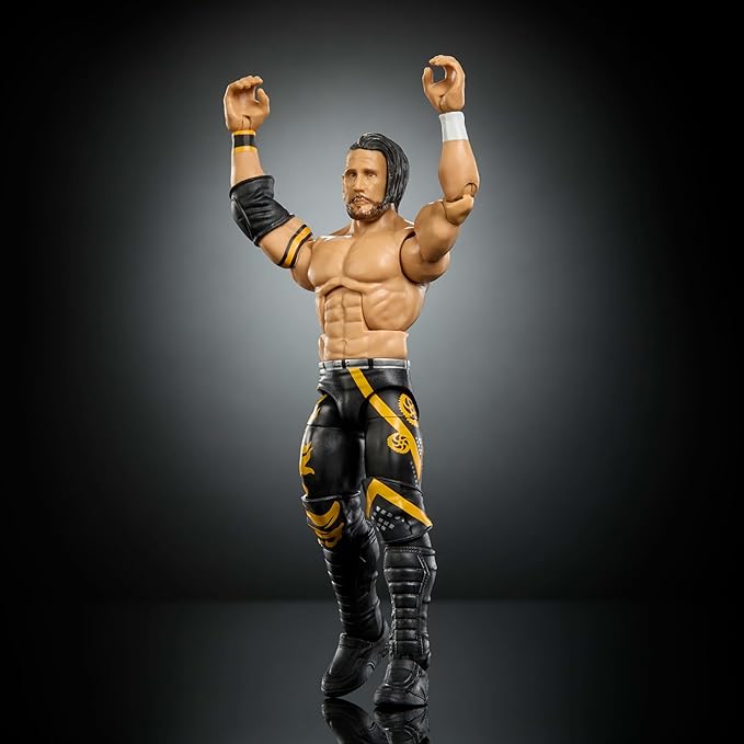 Mattel WWE Elite Action Figure & Accessories, Series #124 Set, 6-inch Collectible Akex Shelley with 25 Articulation Points & Swappable Hands