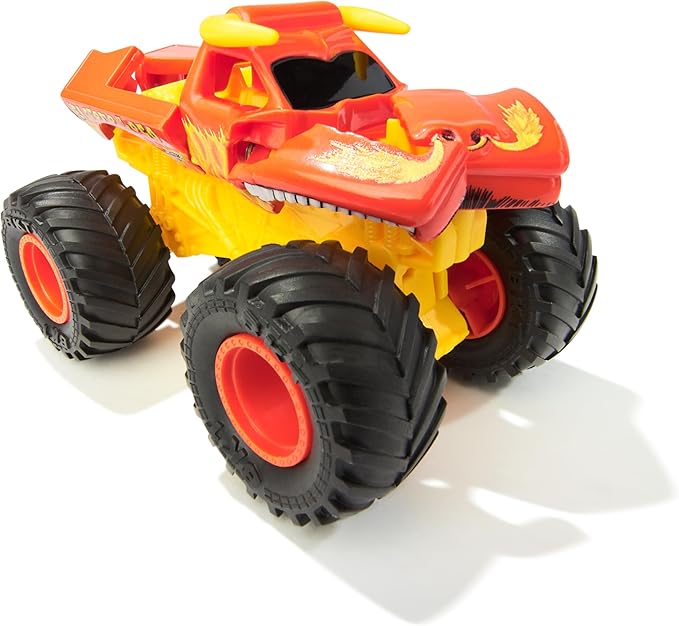 Monster Jam Smash & Bash 2-Pack Monster Trucks, Megalodon & El Toro Loco, 1:64 Die Cast Repairable Monster Truck, Kids Toys for Boy and Girls Ages 3 and up