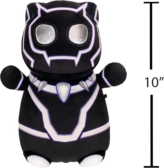 Squishmallows Original Marvel Spidey and His Amazing Friends 10in Black Panther HugMees – Ultrasoft Official Jazwares Plush (Medium-Sized)