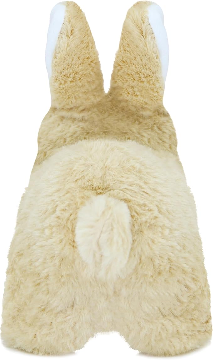 Bunby - Realistic Walking & Talking Bunny Toy, Interactive Plush with Hopping, Ear Twitching & Sounds | Lifelike Easter Gift for Kids, Handmade Stuffed Animal
