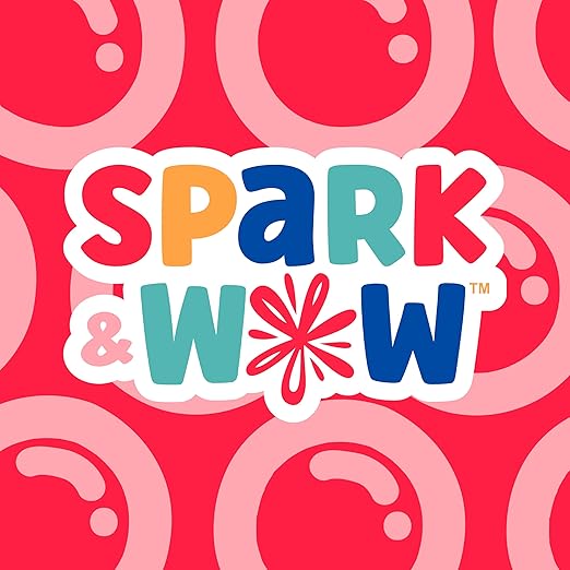 Spark & Wow Sensory Wall Toddler Mirror | Giant | 9 Bubbles | for Ages 6m+ | Easy-to-Clean Acrylic | Stimulate Cognitive Development