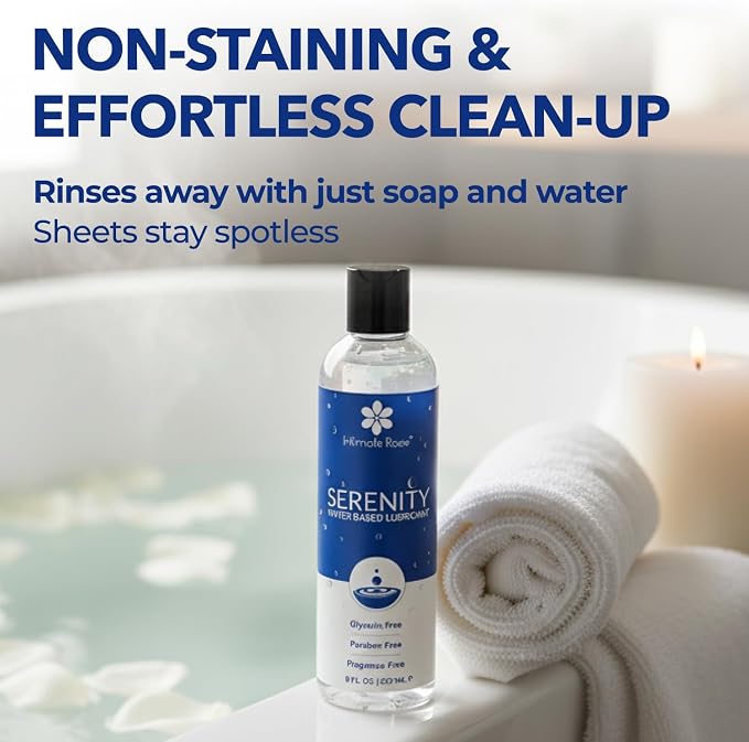 Personal Water Based Lube - Fragrance-Free Lubricant Gel for Privacy - Lube for Men, Women and Couples, Non-Staining, 8 Fl Oz