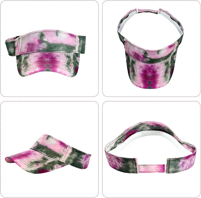 Marrywindix 1 Piece of Sport Wear Athletic Visor Sun Sports Visor Hat Visor Adjustable Cap for Women and Men