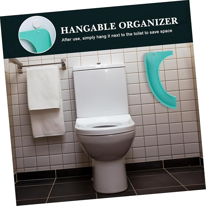 OUNONA 1Pc Folding Portable Potty Training Seat Cover Travel Friendly Toilet Cushion Pad for Home Use Fits Standard Toilets Green Color for Easy