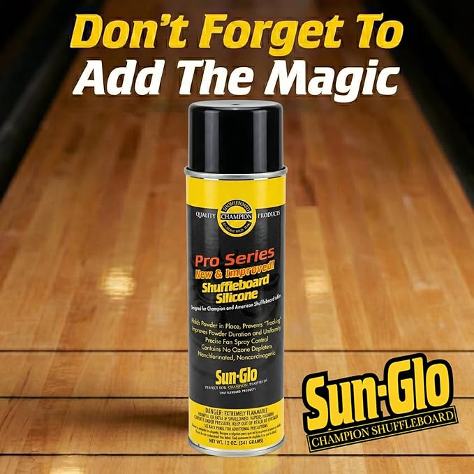 Sun-Glo Silicone Shuffleboard Spray