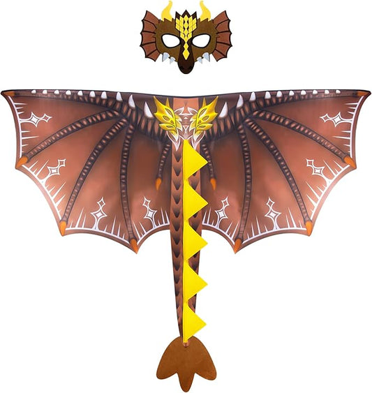 D.Q.Z Toddlers Dragon-Wings Costume for Kids Dinosaur Toys Gifts for 4 Years old Boys Girls Birthday Dress Up Party