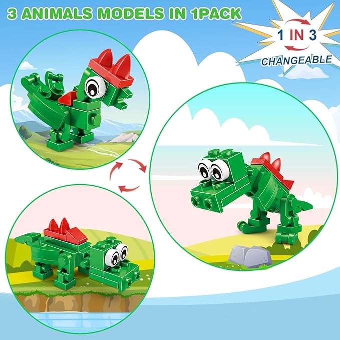 Party Favors for Kids Building Set, 24 Packs Models Building Blocks Toy, Classroom Prizes Goodie Bag Stuffers, Birthday Gift for Boys Girls Ages 6+