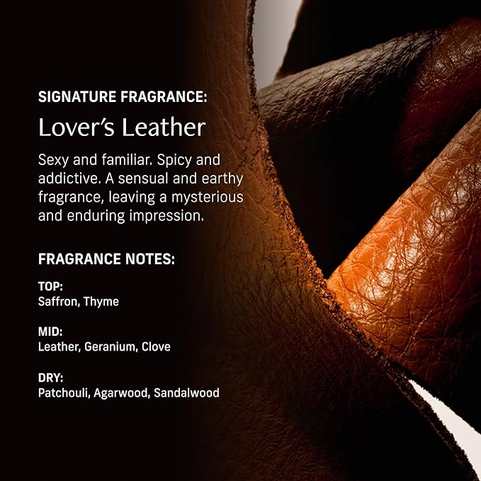 CYKLAR Perfume Oil for Skin – Lover’s Leather Scent – Spicy, Sensual & Earthy Perfume Fragrance with Saffron, Leather & Sandalwood Notes – Travel-Friendly 15ml