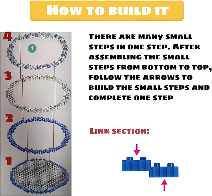 White Unicom Building Blocks，Kids Building Toys Set (3500 PCS) Gifts for Adults and Kids