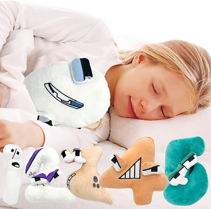 10PCS Nume Lore Plush Throw Pillow Plush Toy,Nume Plush 0-9 Stuffed Figure Doll for Kids and Adults,Birthday Choice for Fans Gifts