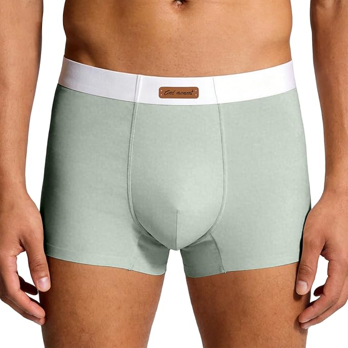 Mzkdieey Men's Casual Sports Comfortable Breathable Flat Corner Underwear