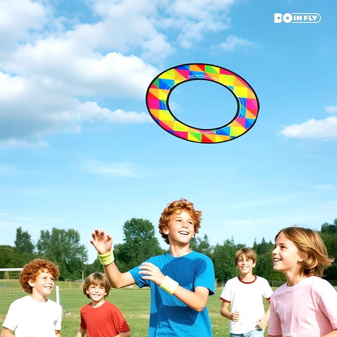 Doinfly【3-Pack Professional Flying Toys - Ultra-Stable & Long Distance Sport Flying Equipment for Outdoor Games, Pool, Beach, Backyard Fun | Adults & Kids Family Toy (Rainbow Series Colors)