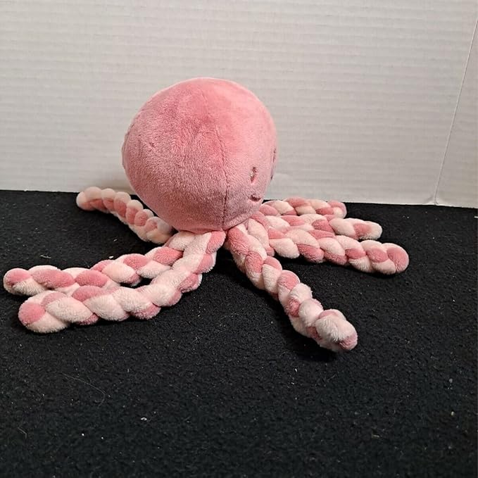 Nattou Octopus Soft Toy, for Newborns and Premature Babies, 23 cm, Pink, 878715