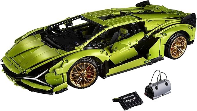 LEGO Technic Lamborghini Sián FKP 37 Building Sets for Adults - Detailed Lamborghini Model Car Kit for Men & Women, Ages 18+ Years - Display in Room as Decor - 42115